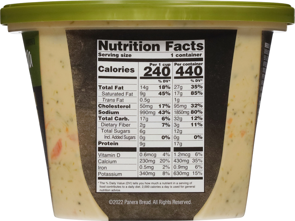 Panera Bread Soup Broccoli Cheddar Planogram Right