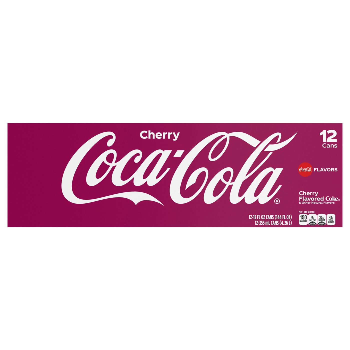 Coca-Cola Soft Drink: Cherry Vanilla Flavor, Sugar Soda Pop