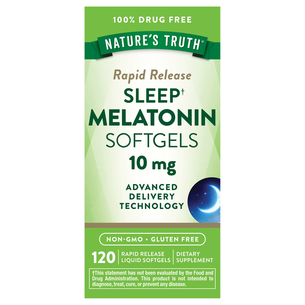 Nature's Truth Softgels 10 mg Sleep Melatonin