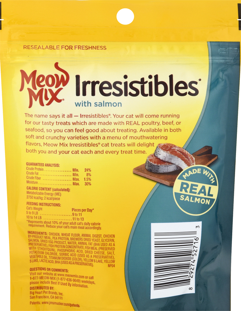 Meow mix irresistibles soft cheap