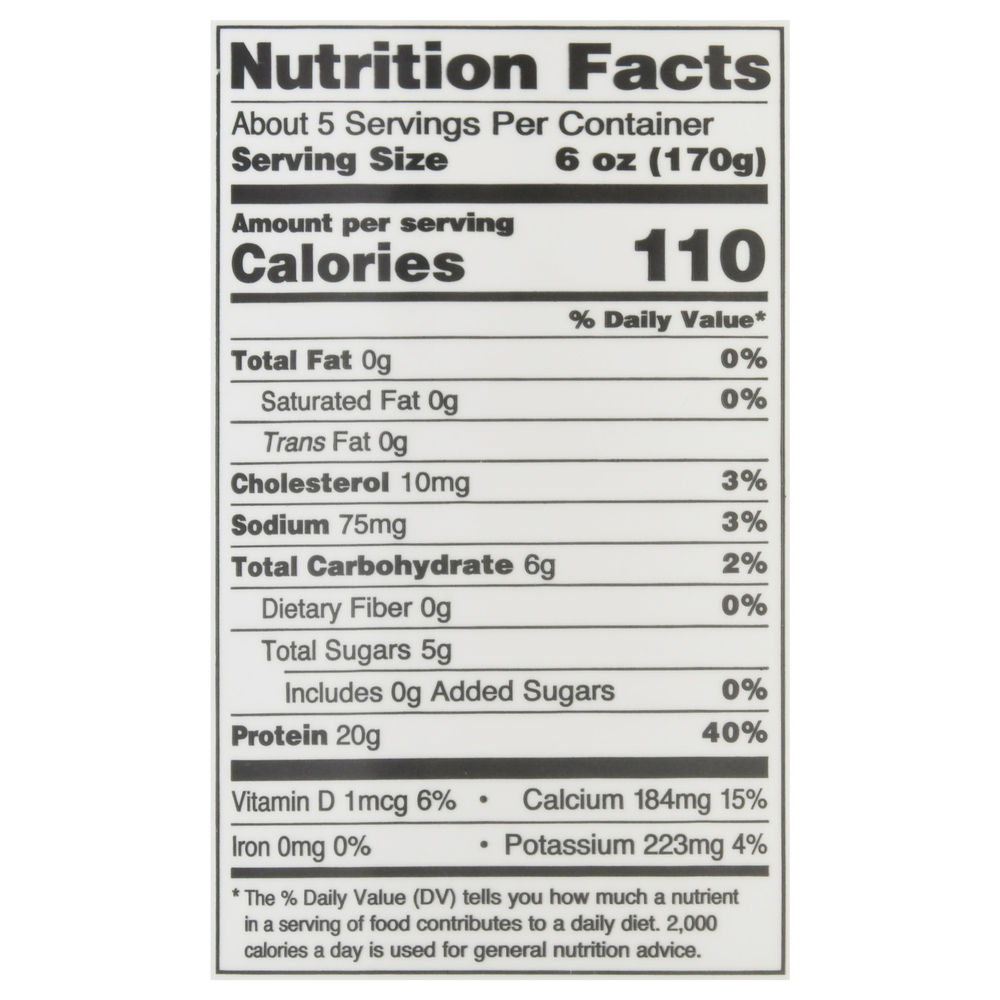 Sunnyside Farms Yogurt, Greek, Nonfat, PlainNutritionFacts