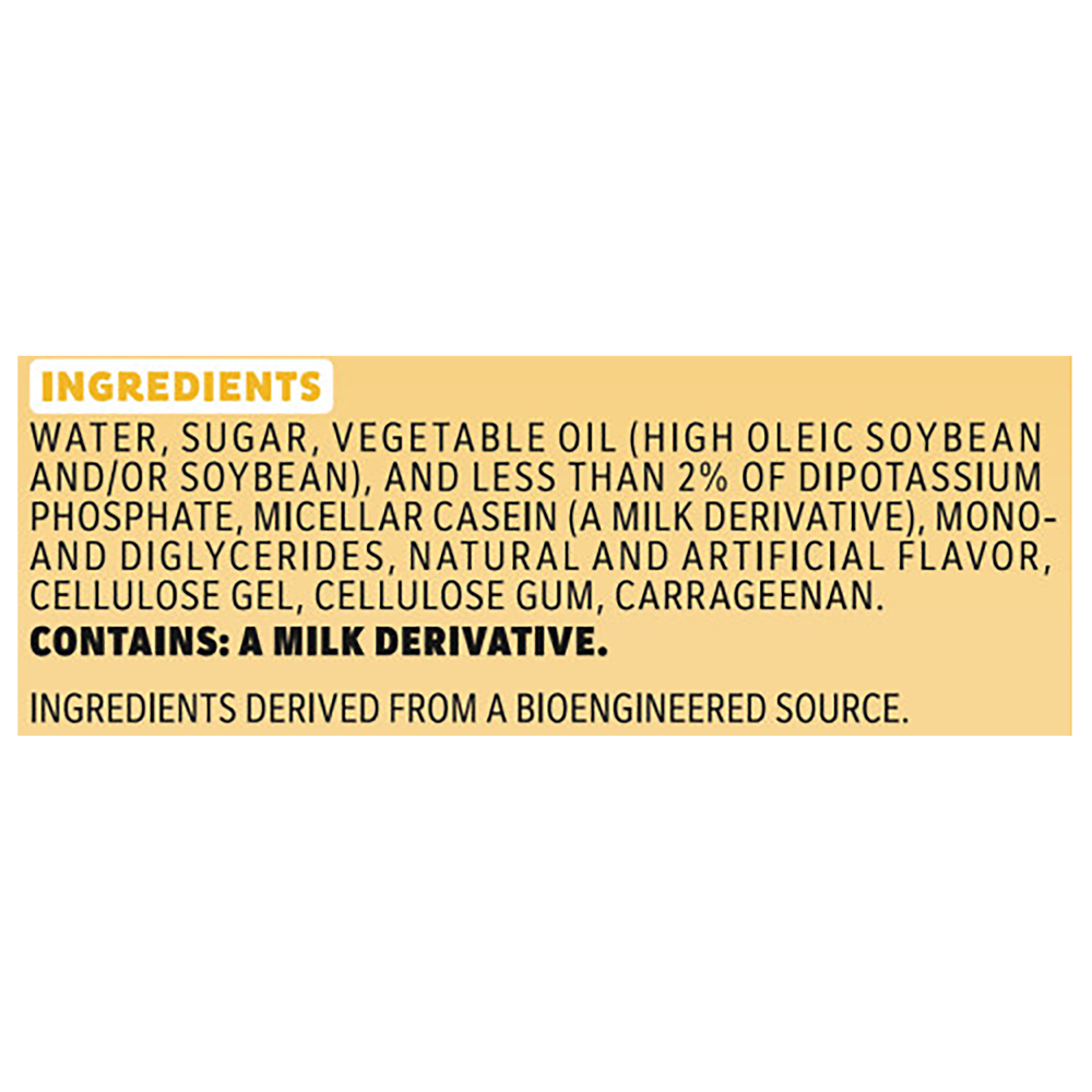 CoffeeMate Coffee Creamer, HazelnutIngredients