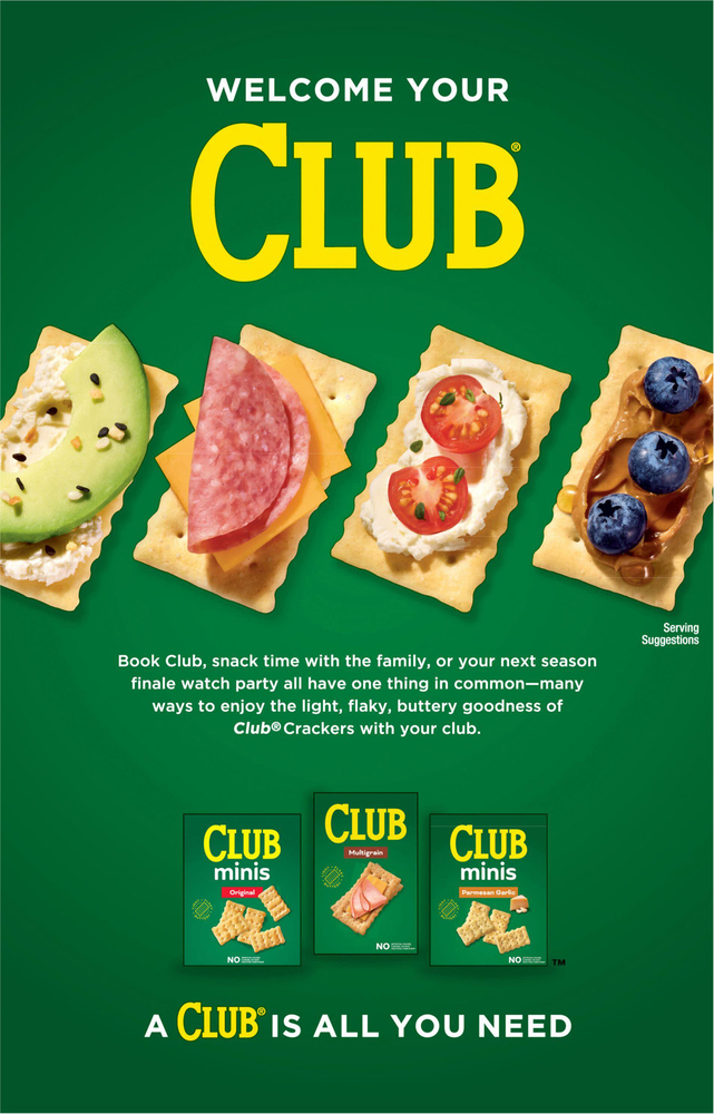 Club Snack Stacks Crackers, OriginalPlanogramBack