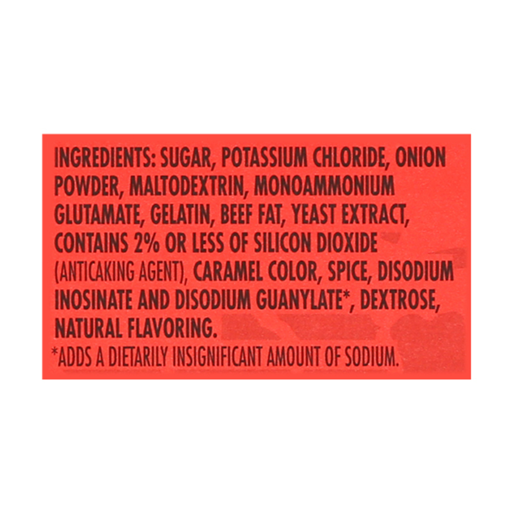 HerbOx Sodium Free Bouillon, Beef Flavor, GranulatedIngredients