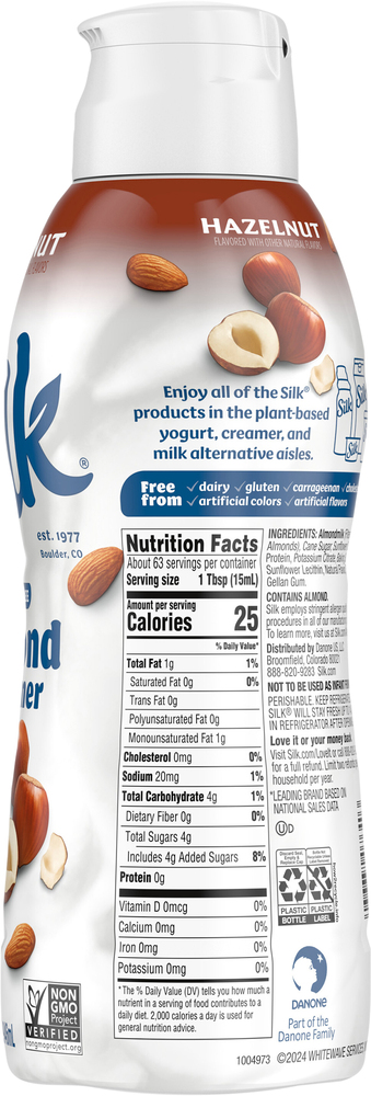 プライマリー　クリーム他 Great Value Hazelnut Coffee Creamer 64 fl oz - Walmart.com