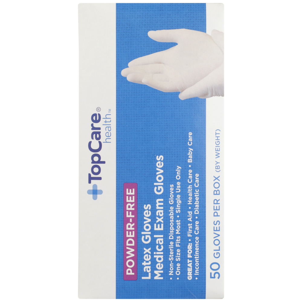 TopCare HEALTH One Size Fits Most Powder-Free Latex Medical Exam