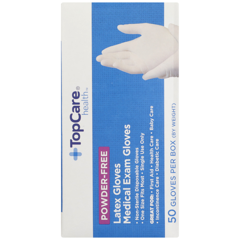 TopCare HEALTH One Size Fits Most Powder-Free Latex Medical Exam