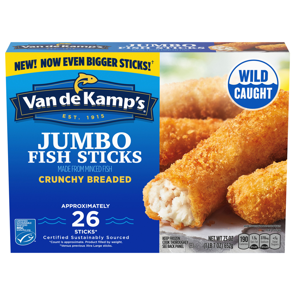 Xoolit Van de Kamp's Fish Sticks 18576 Raley’s Supermarkets Regular