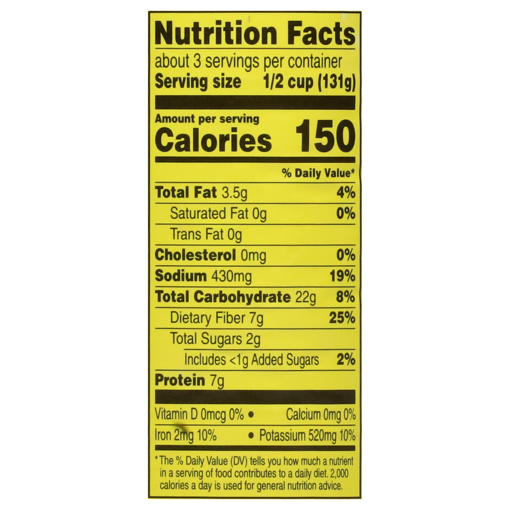 Ranch Style Canned Pinto BeansNutritionFacts